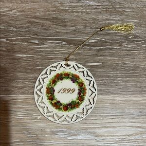 🎄 Vintage Lenox Wreath Ornament 🎄